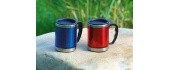 Thermal Mug BasicNature Stainless Steel Beaker MUG, 0.42L, Red