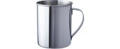 Stainless Steel Mug BasicNature, Polished, 0.4L