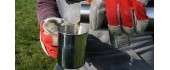 Nerūdijančio plieno puodelis BasicNature, poliruotas, 0.4L