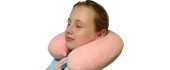 Neck Cushion BasicNature Kids, Pink