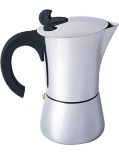 Stainless Steel Espresso Maker BasicNature, 4 Cups