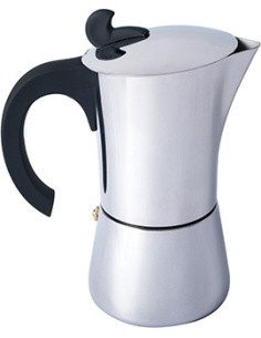 Stainless Steel Espresso Maker BasicNature, 6 Cups
