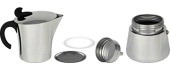 Stainless Steel Espresso Maker BasicNature, 6 Cups