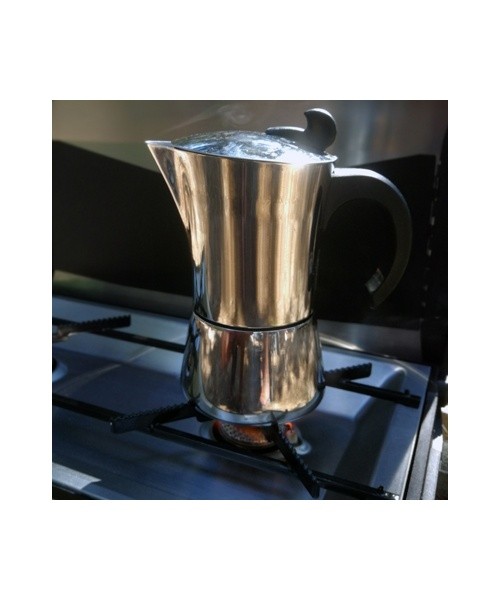 Stainless Steel Espresso Maker BasicNature, 6 Cups