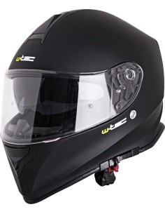 Moto šalmas W-TEC V127 - Matinė juoda