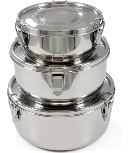 BasicNature Food Container', stainless steel