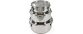 BasicNature Food Container', stainless steel