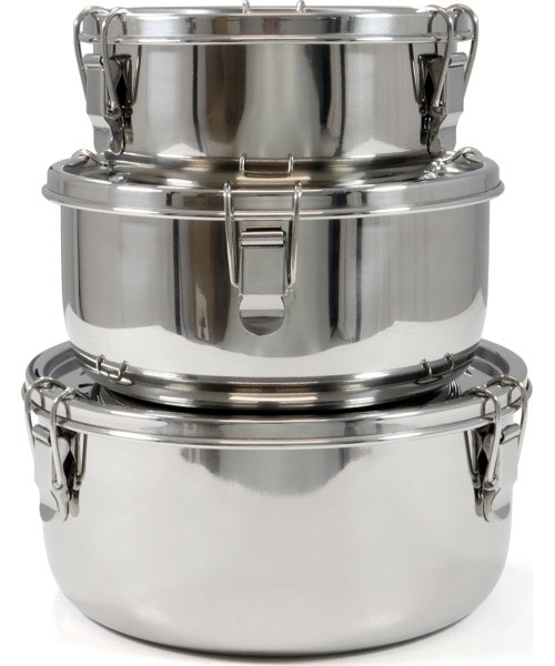 BasicNature Food Container', stainless steel