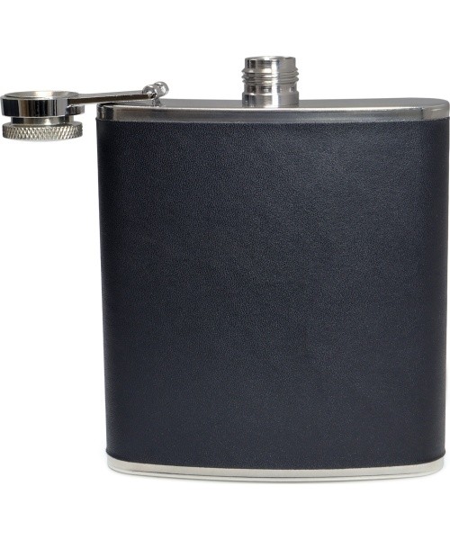 BasicNature Hip flask 'Leather'