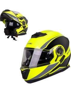 Flip-Up Motorcycle Helmet W-TEC Banelmeda - Matt Black