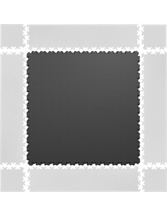Dėlionės grindų kilimėlis inSPORTline Simple Dark Gray