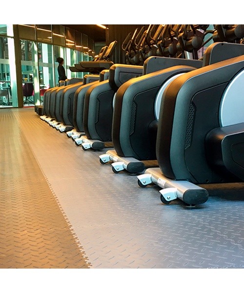 Dėlionės grindų kilimėlis inSPORTline Simple Dark Gray