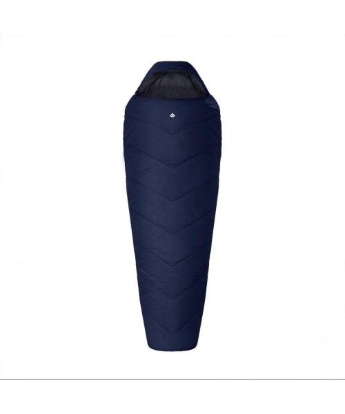 Alpinus Fiber Pro 1500 miegmaišis kairėje, tamsiai mėlyna