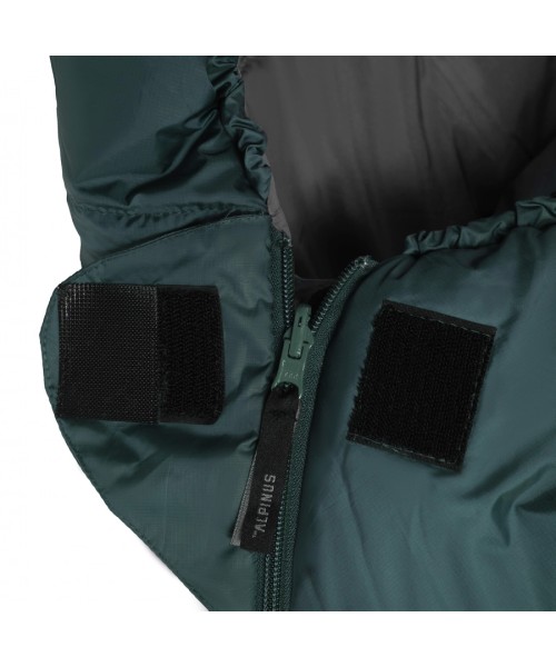 Alpinus Fiber Pro 800 Sleeping Bag Right, Green