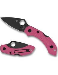 Sulankstomas peilis Spyderco C28FPPNS30VBK2 Dragonfly 2, rožinis