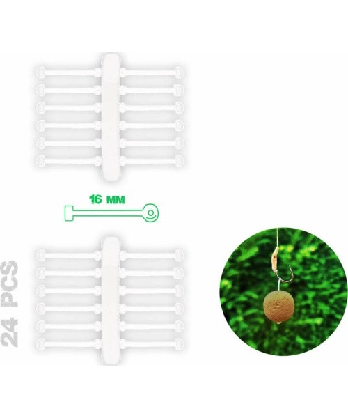 ZFISH Sillicone Boilie Stops 16mm
