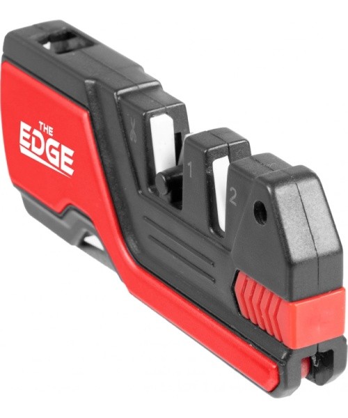 THE EDGE bushSHARP knife sharpener red + flint