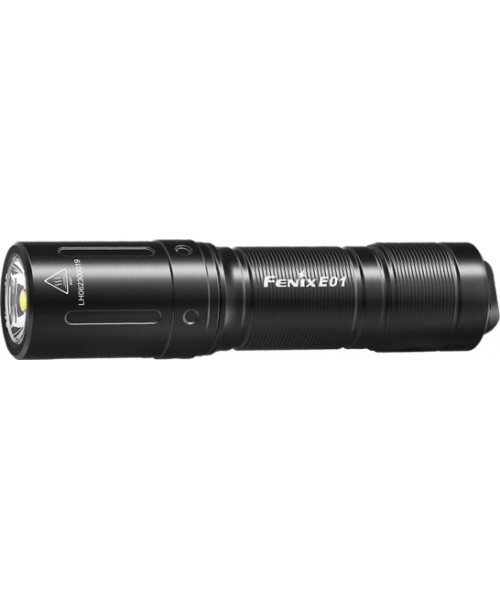 LED žibintuvėlis Fenix ​​E01 V2.0, juodas
