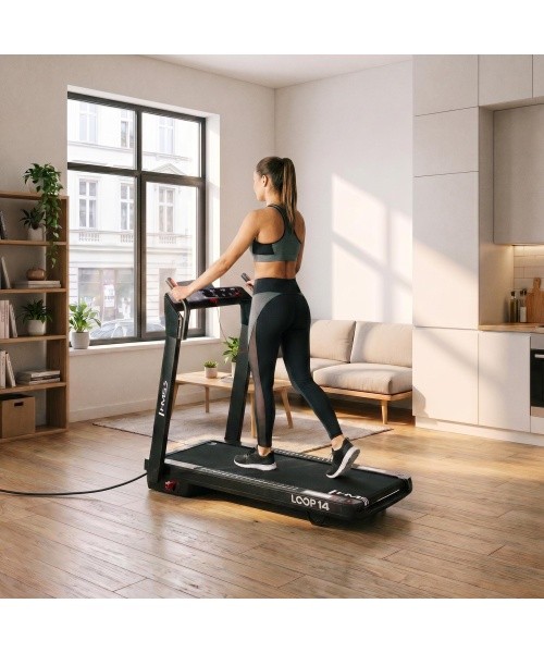 Elektrinis bėgimo takelis HMS Loop14 Black