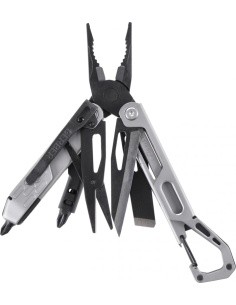 Gerber 10-in-1 Multitool with butterfly opening mechanism featuring