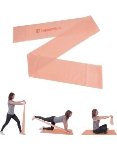 Resistance Band inSPORTline Clingy 170 cm / 1.5 kg – Peach