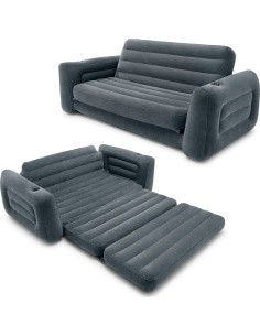 Pripučiama sofa-lova, keičiama į čiužinį 2 in 1 INTEX 66552