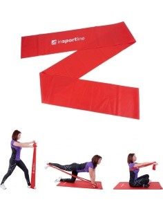 Resistance Band inSPORTline Clingy 170 cm / 2.5 kg – Red