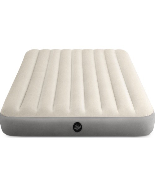 Velour inflatable mattress 203x152 cm Intex 64103