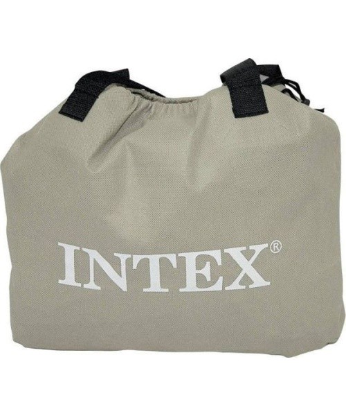 Large inflatable mattress 203x152 cm with built-in pump INTEX 64126
