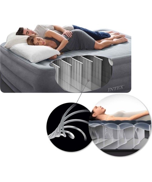 Double Bed Mattress With Automatic Pump Intex, 191x137cm
