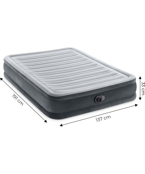 Double Bed Mattress With Automatic Pump Intex, 191x137cm