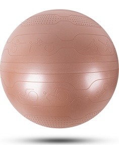 Exercise Ball inSPORTline Stretch Ball 65 cm - Mocha mousse