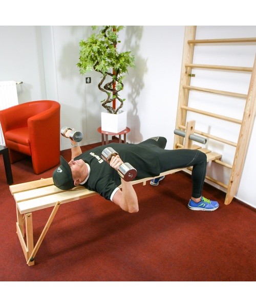 inSPORTline Dremar gimnastikos sienelės suoliukas 200 x 36 cm