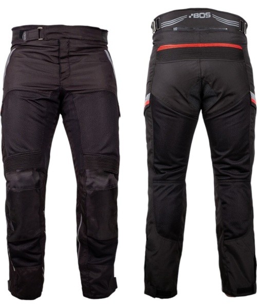 Motorcycle Pants BOS Soul - Black/Red