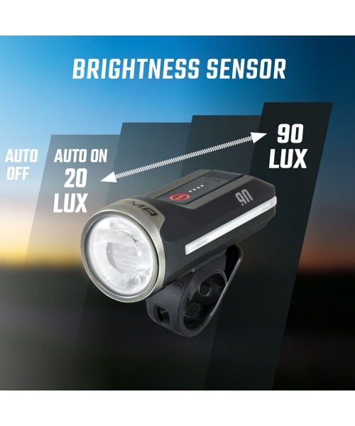Priekinė lempa Sigma Aura 90 USB