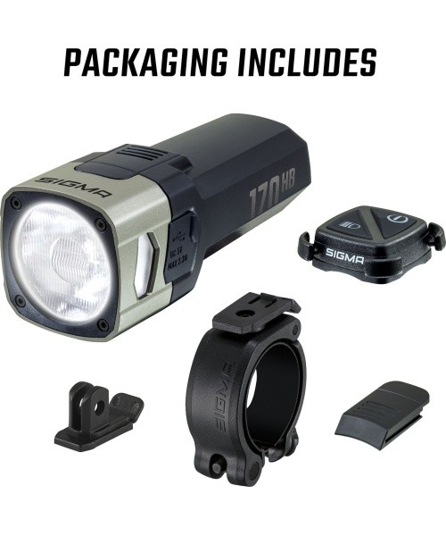 Sigma Aura 170 HB Link USB front light