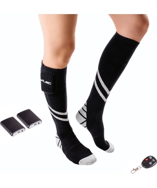 Heated Knee Socks W-TEC Tarviso - Khaki