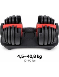 Reguliuojamo svorio FiTKER® hantelis - 4,5–40,8 kg (10–90 lb)