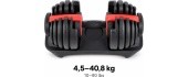 Reguliuojamo svorio FiTKER® hantelis - 4,5–40,8 kg (10–90 lb)