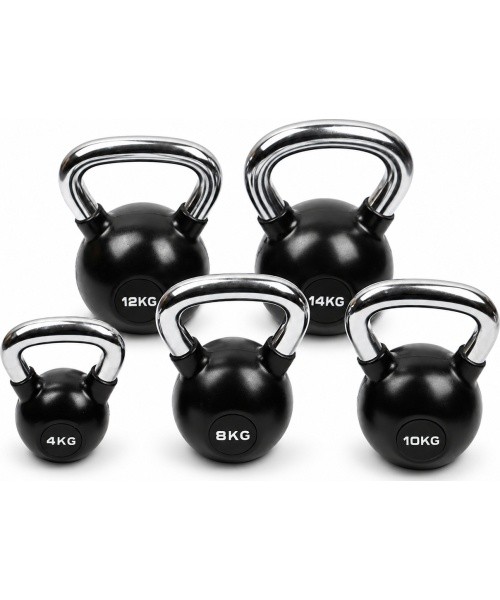 Rubberised Kettlebell FITKER - 12 kg