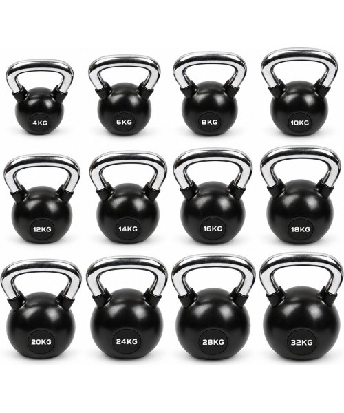 Rubberised Kettlebell FITKER - 28 kg