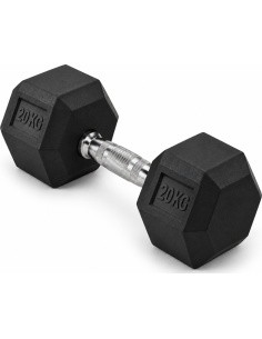 Guminis hantelis HEX PRO - 20 kg