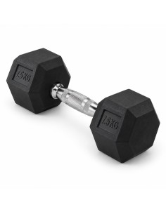 HEX PRO gumuotas hantelis - 7,5 kg