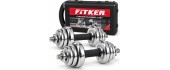 Chrome Dumbbell Set with Carry Case - 30kg