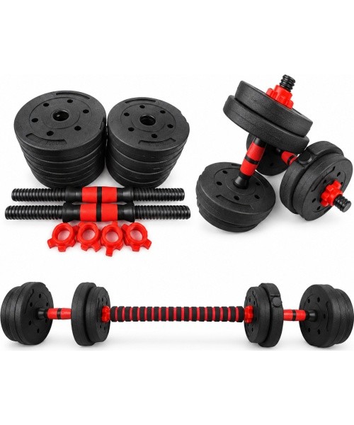 Adjustable Dumbbell & Barbell 2-in-1 Set - 40kg