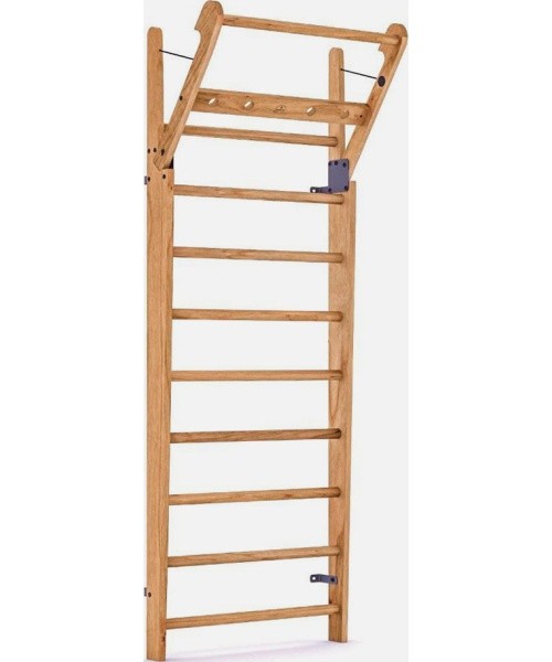 Gimnastikos sienelė WallBars, vyšnios mediena - 10
