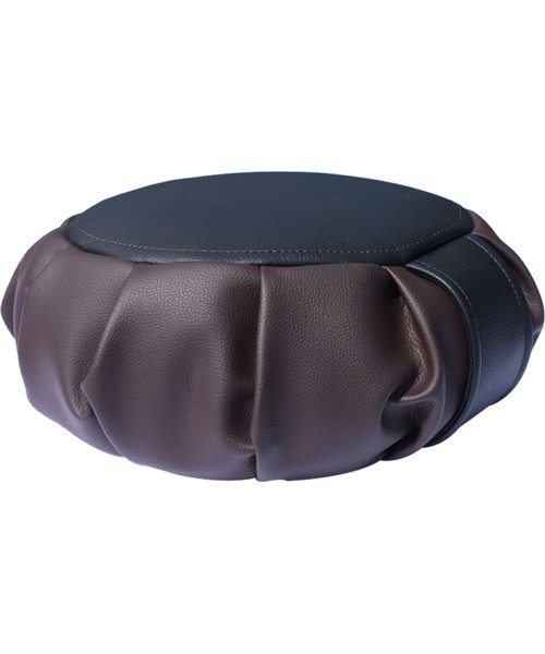 YA´Fu Meditationskissen Vegan - Braun-Schwarz (Braune Naht)