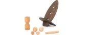 rollbrett Set Buche groß