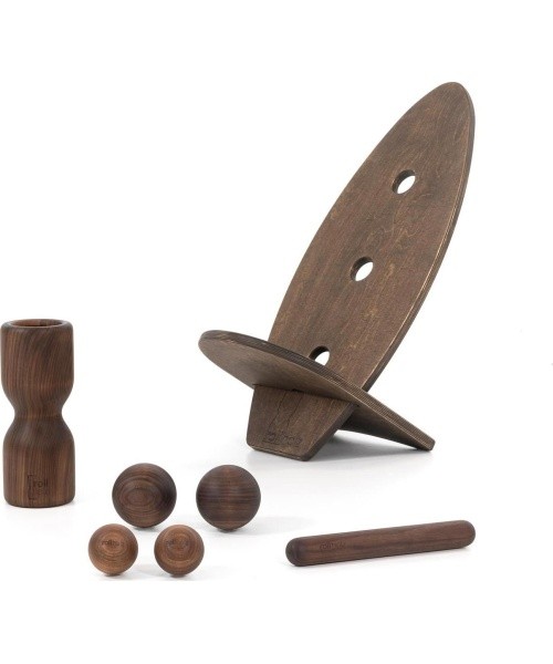 rollbrett Set Nussbaum groß