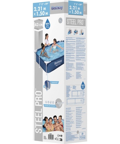 Bestway Steel Pro karkasinis baseinas 221 cm